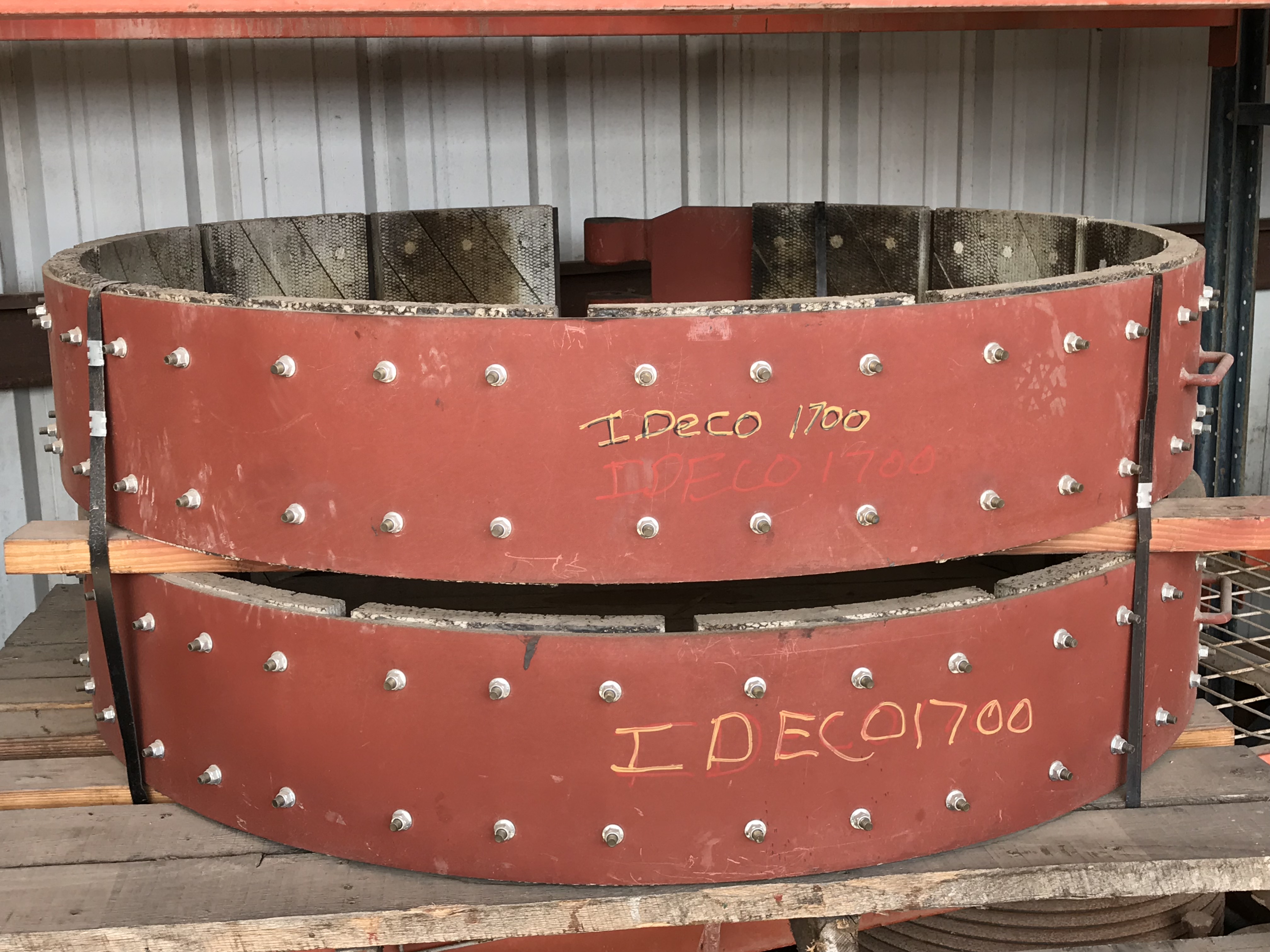 Ideco 1700 Drawworks Brake Bands for Sale – Unused